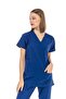 Ultralycra Basic - Lycra Doctor Nurse Scrubs Single Top Surgical Jersey (Unisex), Cobalt Blue - 2