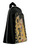 Women's Vegan Leather Black Backpack - Gustav Klimt The Kiss Muse Design - 2