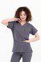 Ultralycra Spaniard - Lycra Doctor Nurse Scrubs Single Top Surgical Jersey (Women), Asphalt