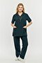 Ultralycra Comfy - Plus Size Lycra Doctor Nurse Uniform Set Scrubs Uniform Surgical Suit (Un - 4