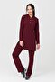 Ultralycra Modest - Lycra Doctor Nurse Hijab Jersey Set, Burgundy - 5