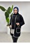 سترة مطرزة من القماش المشمش