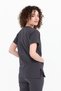 Ultralycra Spaniard - Lycra Doctor Nurse Scrubs Single Top Surgical Jersey (Women), Anthracite - 3