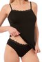 Özkan 27043 Women's Viscose Camisole Flexible Comfortable Athlete Panties Underwear Set - 5