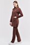 Happiness Modest - Lycra Doctor Nurse Hijab Scrub Set Scrubs Uniform Surgical Suit, Chocolate - 4