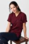 Ultralycra Harmony/Spaniard - Lycra Doctor and Nurse Uniform Set (Women), Burgundy/Navy Blue - 3