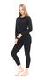 New Season Women's Winter Warm Thermal Set, Cotton Black Thermal Undershirt, Thermal Underwear - 6