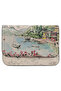Women's Vegan Leather Beige Handbag - Lago Di Como Design