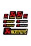 مجموعة ملصقات Akrapovic مجموعة ملصقات