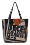 Women's Vegan Multicolored Large Handbag - Supper Design - 3