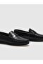 Genuine Leather Black Belted Men's Casual Shoes - 4