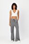 Cotton Waist Tie Pocket Palazzo Trousers (B24-00231) - 2