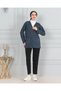 Women's Mother Short Thin Buttoned Pocket Combed Cotton Cardigan Mother's Day