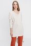 Women's Stone V-Neck Casual Knitwear Sweater - 2