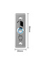 Non Backlight Stainless Steel Exit Button Push Switch Door Sensor Opener Release for Magnetic Lock A - 5
