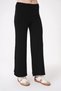 Women's Wide Leg Regular Fit Knitwear Trousers Black 24W120
