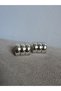 Triple Looking Earrings Silver Color - 2