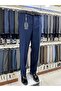 بنطلون قماش كلاسيكي عالي الخصر