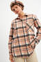 Salmon Single Pocket Lumberjack Shirt - 5