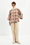 Salmon Poncho Lined Jacket