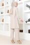 Beige Set 19224 - Ruffle Detailed - 4