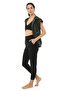 One Women's High Waist Jogger Sweatpants Black - 2