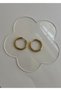 2.50 cm Gold Color Steel Hoop Earring - 3