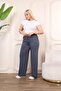 Women's Modal Fabric Wide Leg Sweatpants - 4
