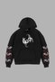Unisex Oversize Black Hoodie - Corn Printed - 2