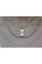 Xuping Stone Necklace Set - 3