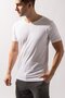 O Neck Basic Men's Undershirt White