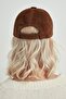 Brown Suede Cap - 4