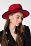 Red Gradient Fedora Hat - 3