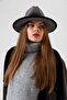 Gray Gradient Fedora Hat - 6