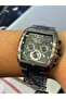 Square Steel Band Men's Wrist Watch - 2