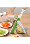 Multifunctional Vegetable Slicer Adjustable Vegetable Chopper Dicer Potato French Fries Shredder ... - 4