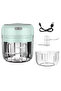 Electric Kitchen Food Chopper Mini Garlic Masher Crusher USB Portable Meat Grinder Vegetable Chop... - 7