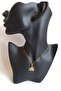 Gold Color Airplane Figured Necklace - 3