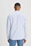 Regular Fit Regular Cut 100% Cotton White Shirt - 2