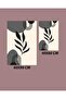 Bohemian Boho Themed Grey Cream Color Digital Printed Bath Mat 40X60 60X90'Cm - 2