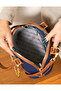 Women's New Season Embossed Chain Embossed Patterned Vegan Hand and Shoulder Bag with Strap - 6