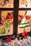 Christmas Wall Sticker, Christmas Ornament, Christmas Decor, Adhesive Wall Sticker, Christmas Decoration - 4