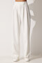 Waist Velcro Closure Loose Pants White Lyl0001 - 3