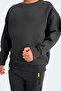 Logan Unisex Kids Sweatshirt Dark Gray - 5