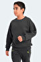 Logan Unisex Kids Sweatshirt Dark Gray - 3