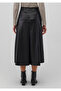 Black Faux Leather Skirt 1310606 -900 - 4