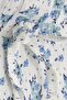Girl's Shorts with Floral Bow and Elastic Waist, Ages 8-14, White - 5
