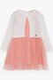 Girl's Long Sleeve Dress Tulle 3-8 Years, Ecru