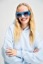 Unisex Basic Sweatshirt Hoodie Light Blue - 6