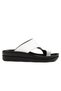 Pc-6961 White/Black Flip Flops Casual Women's Slippers - 2